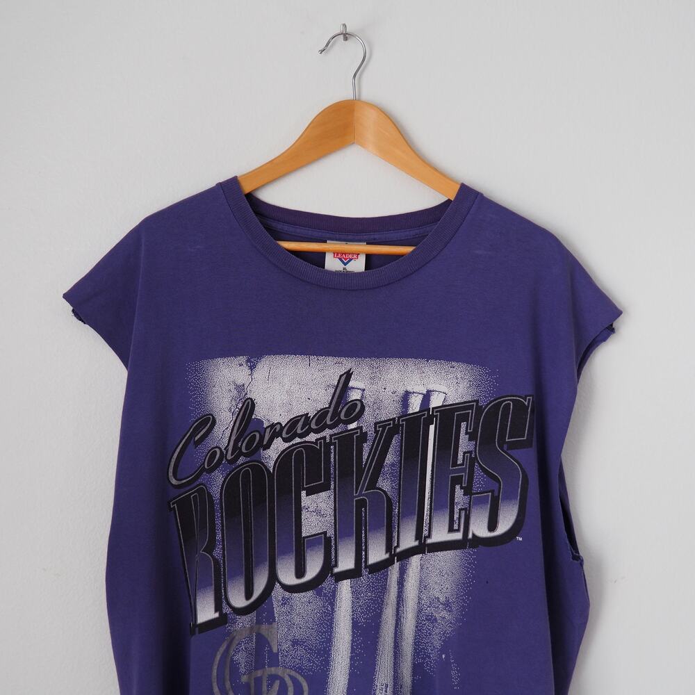 Cutoff Rockies MLB Shirt - Sz. XL